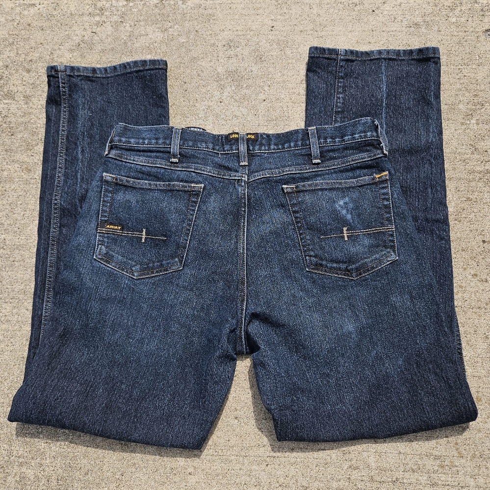 Ariat Rebar M5 Men's Slim Straight Leg Blue Jeans 36 34 36x34 - Picture 4 of 8